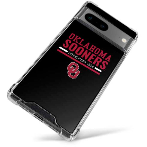 University of Oklahoma Sooners Est 1890 Google Pixel 8 Clear Case